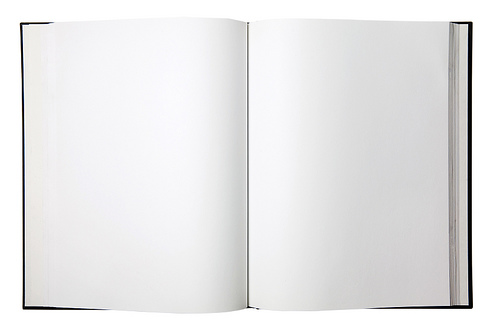 Blank Open Book