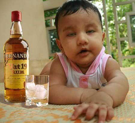 drunk baby