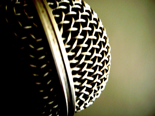 Microphone Gris/Gris