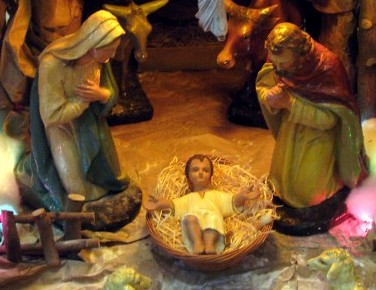 Detail from 'Away in a manger'(2007) at www.mikesjournal.com